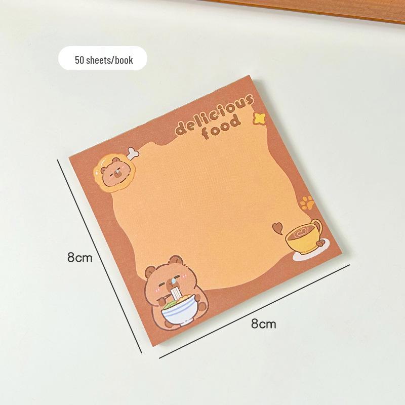 Black Kitten Non-Adhesive Memo Pad