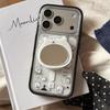 Милый Мишка Зеркало Подставка Чехол для Телефона для iPhone 14/15 Pro/16 Pro/17 Pro Max