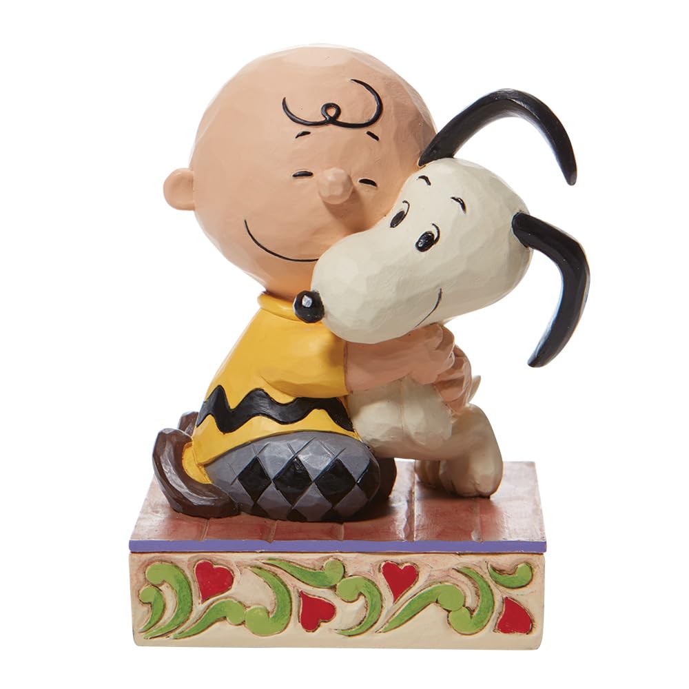 Enesco Jim Shore Snoopy Charlie Brown Hug 6007936 &