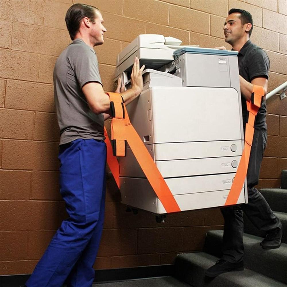 Передвижные ремни для подъема мебельной техники, матрасов или тяжелых предметов на 2 человека, 800 фунтов без болей в спине