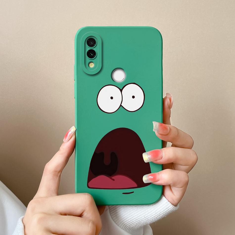 Чехол Для Xiaomi Redmi 7 Милый Конфетный Расписной Чехол Для Redmi7 Мягкий Жидкий Силикон Улучшенная Защита Камеры Противоударный Корпус Телефона
