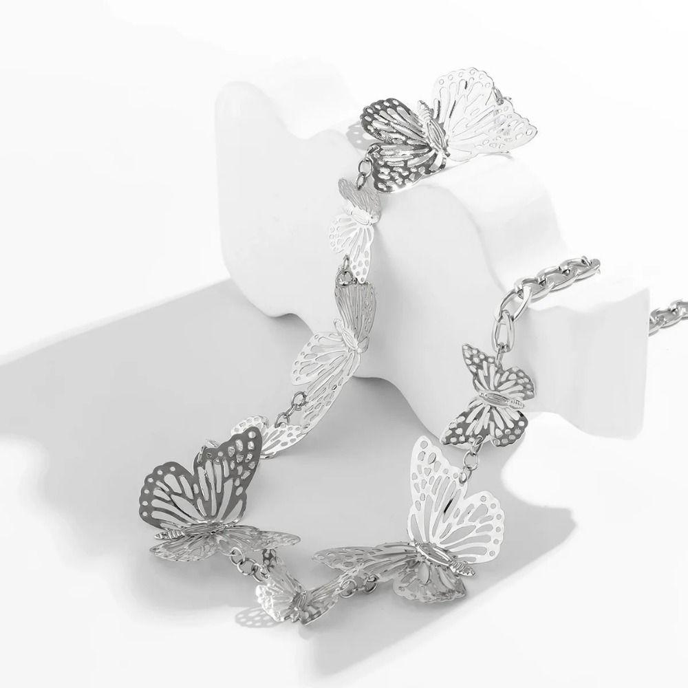 Украшения Платье Пояс Цепочки Винтажная Кисточка Цепочка для тела Шикарные Цепочки на талию с бабочками Подарок