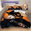 Halloween Horror Icon Print 3Pcs Bedding Setduvet Cover With 2 Bedropillowcase Home Birthday Gift