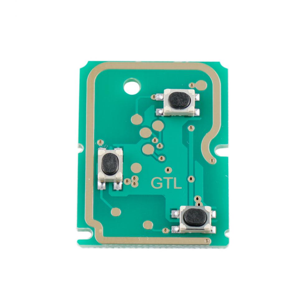 433 МГц, 3 кнопки, автомобильный дистанционный ключ с чипом 4D60 и лезвием FO21, подходит для Ford Fusion Focus Mondeo Fiesta Galaxy