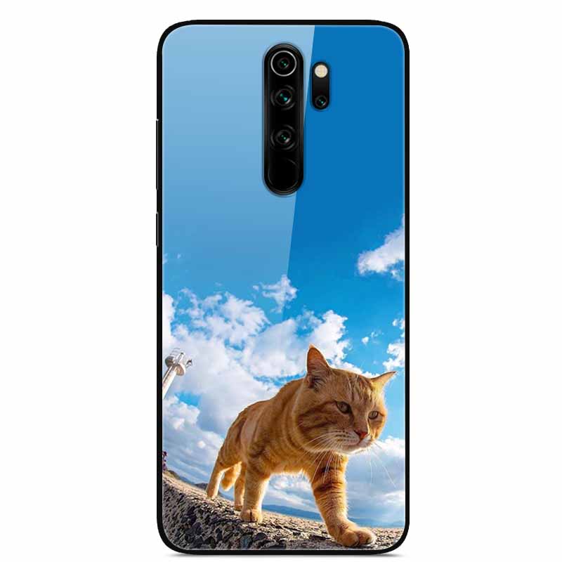 Чехол для Xiaomi Redmi Note 8 Pro Закаленное Стекло Жесткая Задняя Крышка Телефона для Xiaomi Redmi Note 8 8T 8Pro Чехлы Оболочки Note8 Fundas
