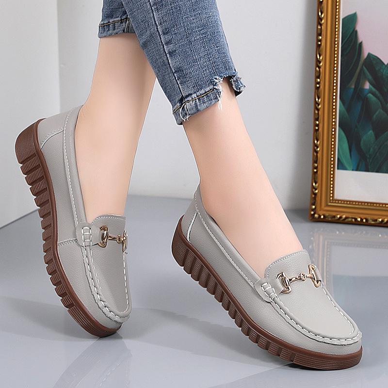 Женские пенни-лоферы из искусственной кожи, классические мокасины, повседневные, удобные, легкие, прогулочные туфли на плоской подошве, для вождения, женские туфли-лоферы