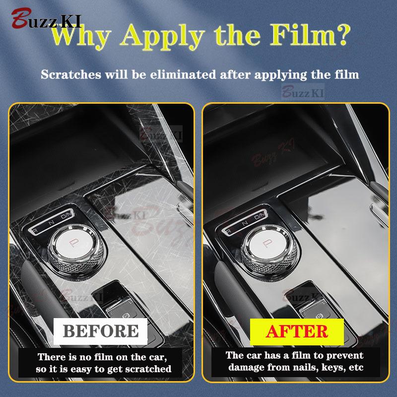 For BYD Dolphin - Full Set Car interior Center console Gear transparent TPU Repair protective film Anti scratch sticker