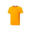 Мужские футболки Li Ning из коллекции для бега, оранжевые, с круглым вырезом, умеренного прямого кроя, ATSS557-4