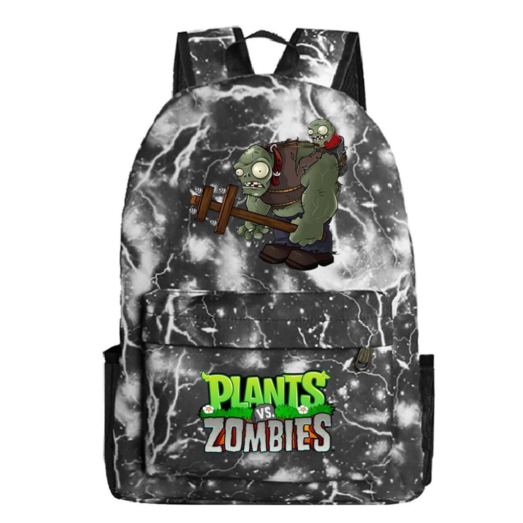 Game Merchandise Plants Vs. Zombies School Bag Casual Simple Backpack