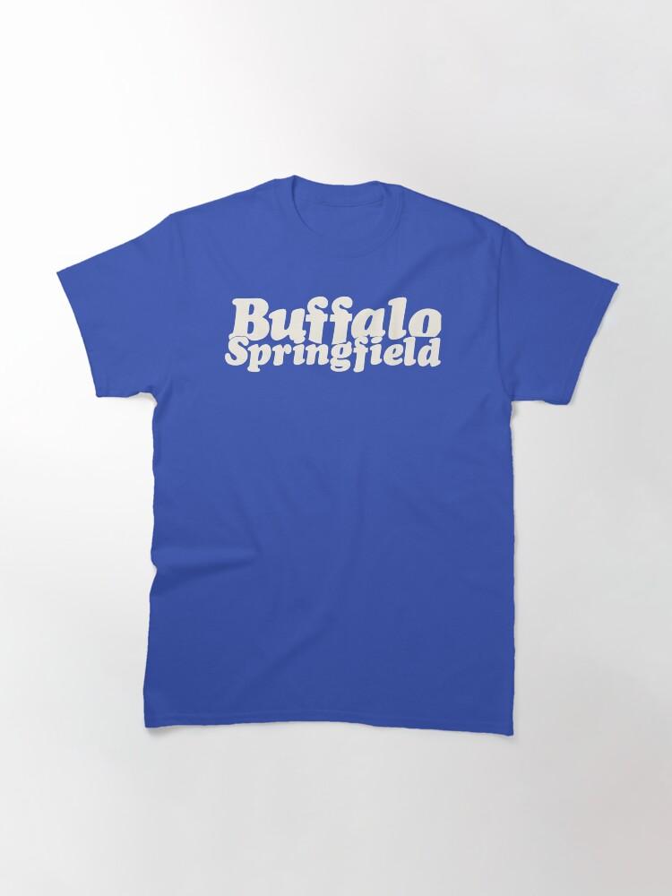 Buffalo springfield Bold Cream Typography Folk Rock Band Classic T-Shirt