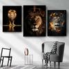 Abstract Animal Lion Canvas Poster Printing Modern Painting Wall Art Picture for Living Room Home Decoration Gift Cuadros