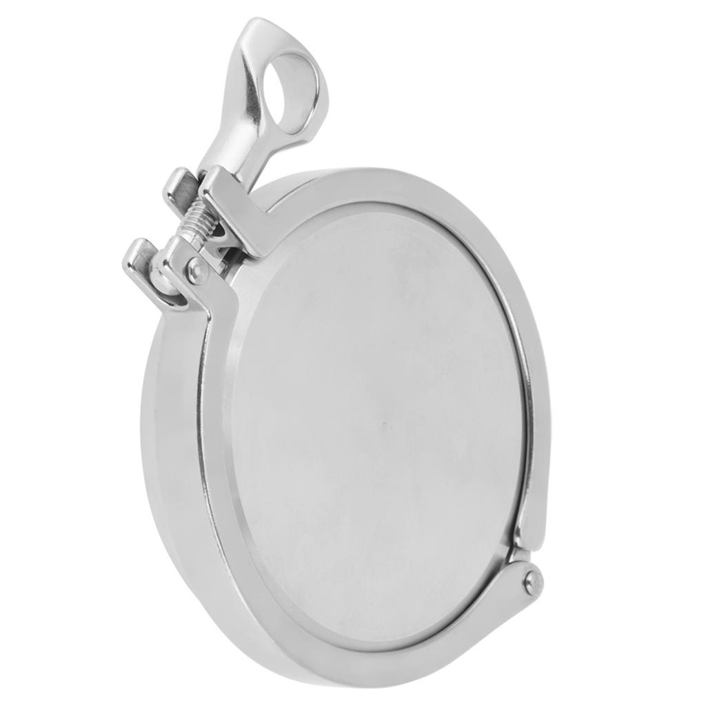 1 Set Stainless Steel Sanitary Pipe Fittings 102mm 4" End Cap Weld Ferrule Clamp Gasket