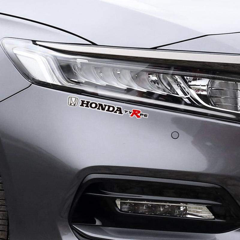 4pcs Car PU Stickers Mini Waterproof Decorative Decal For Honda Civic Accord Fit Jazz Pilot CRV Odyssey Passport City Shuttle AS9 mkdv9