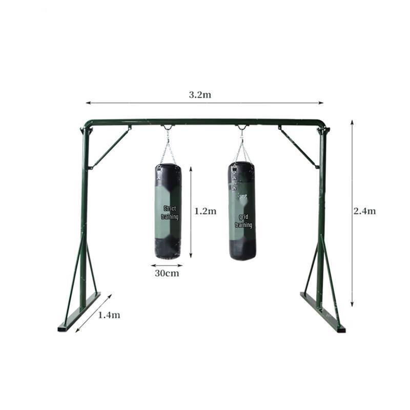 Le Shi Gantry Sandbag Stand with Double Hanging Punching Bags