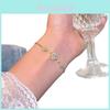 Zircon Round Cut Hand Chain For Women Minimalist Stylish Jewelry For Office And Gift Giving