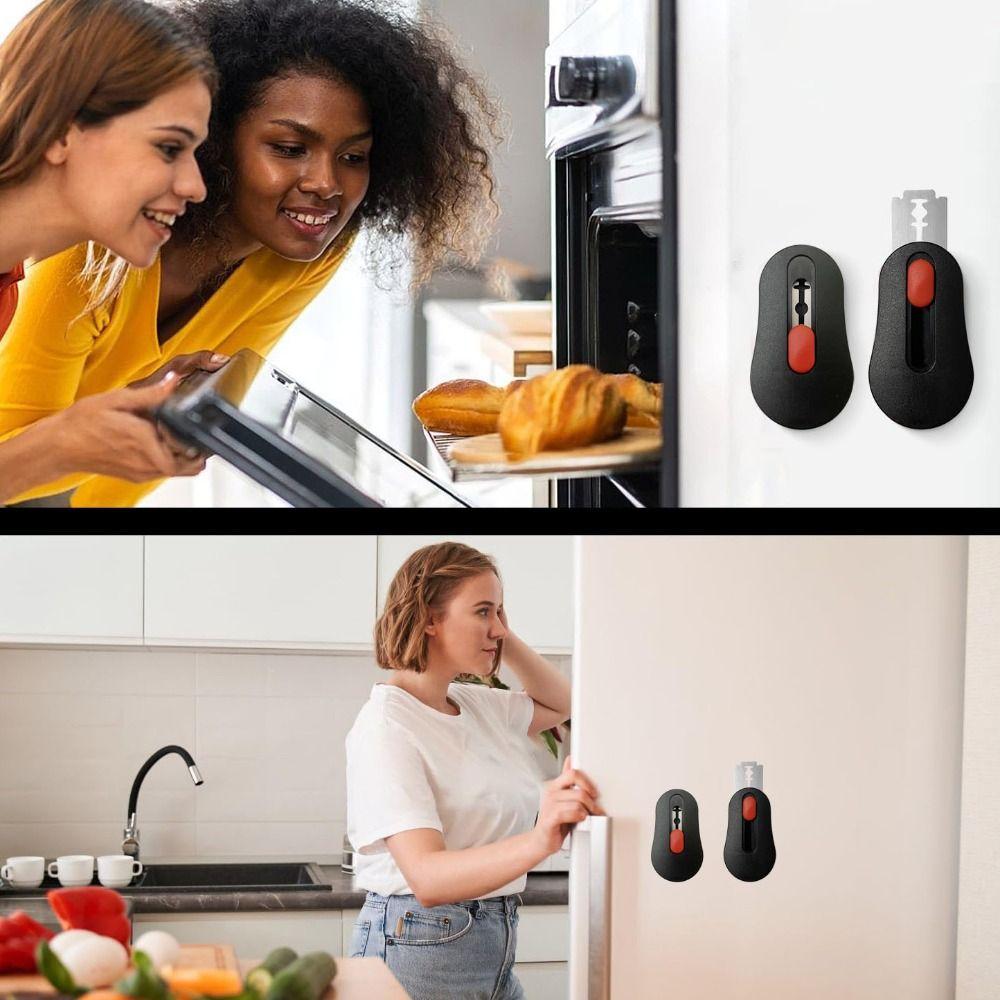 2 шт. Набор лезвий для надрезов хлеба с выдвижным лезвием, магнитная бритва для закваски, нож для теста, кухня