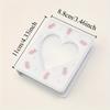 1pc Three-Inch Love Album Photo Storage Book with Heart Design - Transparent Inner Pages, Perfect for Commemorating Precious Moments, Memory Book