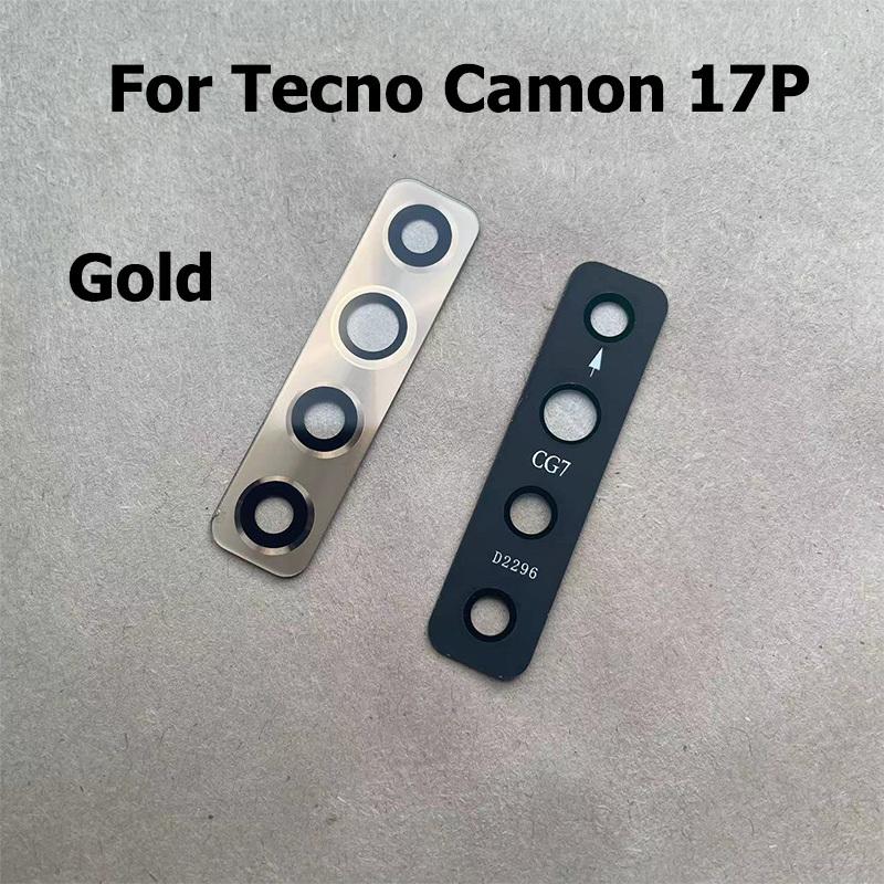 Замена стеклянной линзы задней камеры для Tecno Camon 17P 17 P со клейкой наклейкой