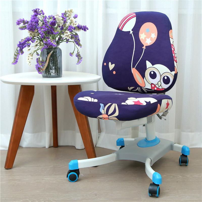 Elastic Split Kids Study Chair Cover Stretchable Rotating Lift Computer Gamer Chair Slipcover Protector