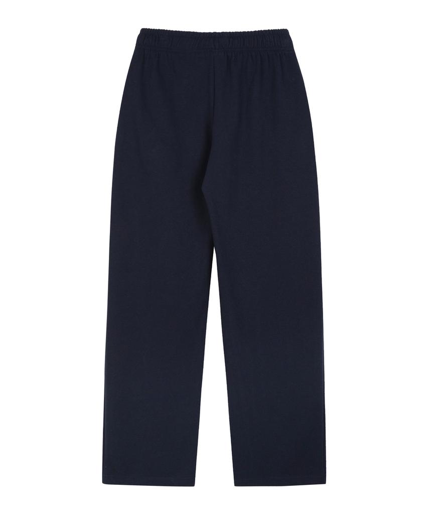TAKEASY Women'S Applique Wide Pants (Navy)