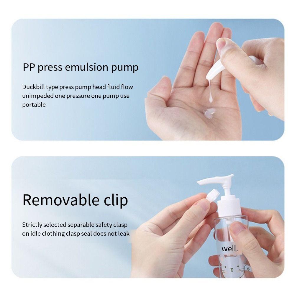 Cute Cosmetic Container 30-100ml Liquid Sprayer Perfume Bottle Cartoon Spray Bottle  Sub-bottle