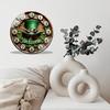 Elegant 30x30cm Round Wall Clock with Tempered Glass Cover and Silver Frame