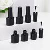 Бутылочка для геля для ногтей Пустые бутылочки для лака для ногтей Черные многоразовые бутылочки с кисточкой Для путешествий Портативные косметические контейнеры 6/7/8/10 мл