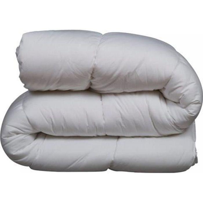 Couette - 220x240 - 100% Polyester - 400g/m² - 4 saisons