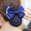 Лента бант аксессуары для волос сетчатый пучок волос крышка сетчатый пучок крючком женская заколка сетчатый пучок снуд