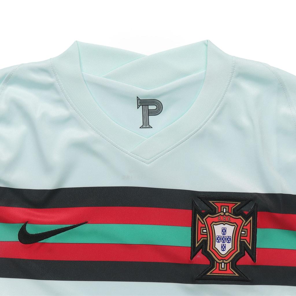 Nike Португалия УЕФА Евро Выездная футболка 'Бирюзовый/Разноцветный' CD0703-336