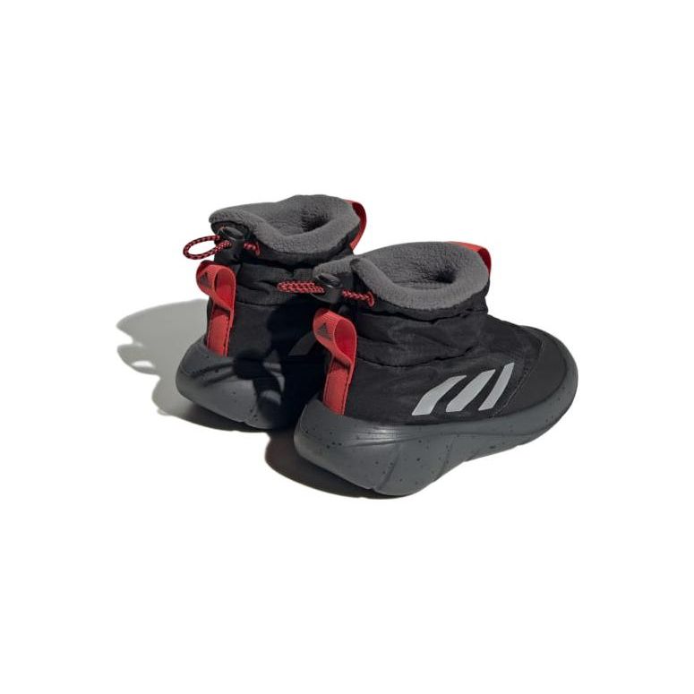 Adidas Monofit Boot I Черные ярко-красные детские кроссовки Core-черный серебристо-металлик IG4960