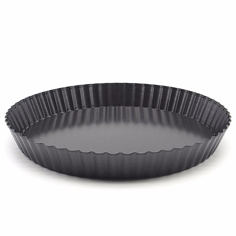 9 Inch Non-stick Tart Quiche Flan Pan Molds Pie Pizza Cake Mold Removable Loose Bottom Fluted Heavy Duty Pizza Pan Bakeware SGS