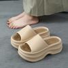 New Slippers for Women Non-slip EVA Increase Superb Thick Bottom Home Fashion Summer and Outside Wear