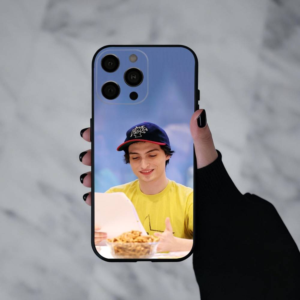 Чехол для телефона F-Finn W-Wolfhard Actor для iPhone 17pro, 16, 15, 14, 13, 12, 11 Plus, Pro Max, XS, Мягкий силиконовый черный чехол