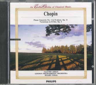 CD  - Шопен Концерты для фортепиано №. 1 MP141 PHILIPS Япония Классический Б/У