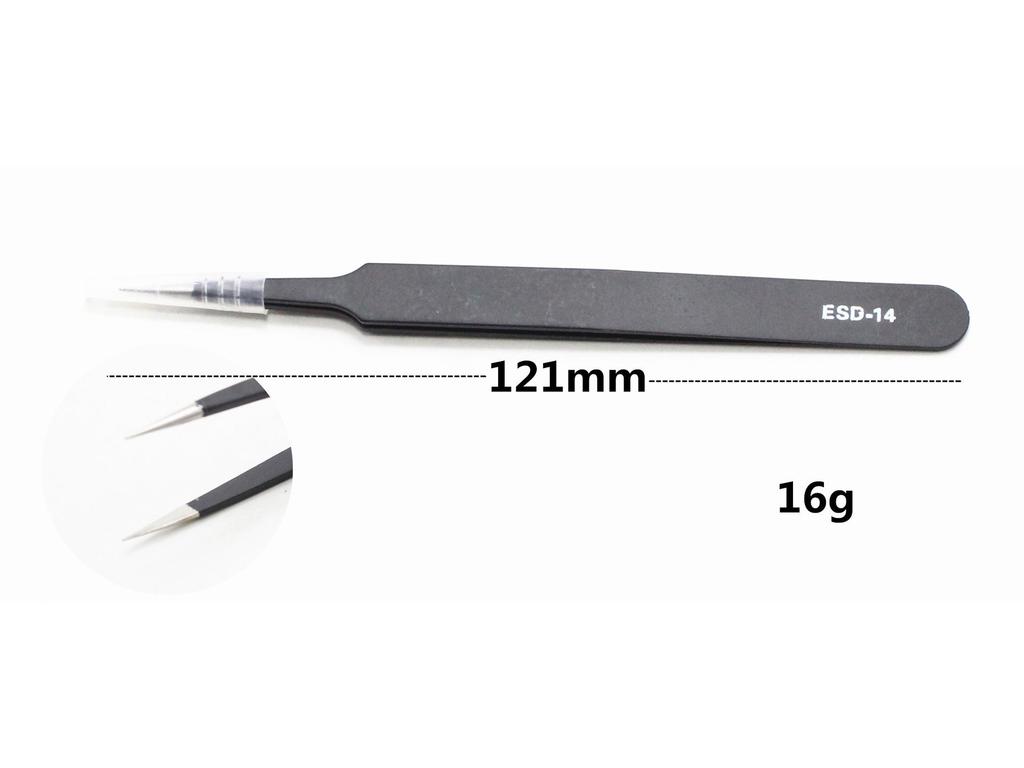 Холщовая сумка, пинцет из нержавеющей стали, антистатические бигуди ESD и набор для ремонта телекоммуникационных устройств