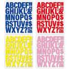 Black Red White A-Z Letters Colors Stickers Patch Vinyl Diy Hoodies Tops A-Level Washable Thermal Press Applique Decals Gift