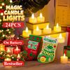 Mini Flameless Electronic Candle Light LED Battery Powered Warm Light Wedding Party Christmas Halloween New Year Home Decoration Supplies