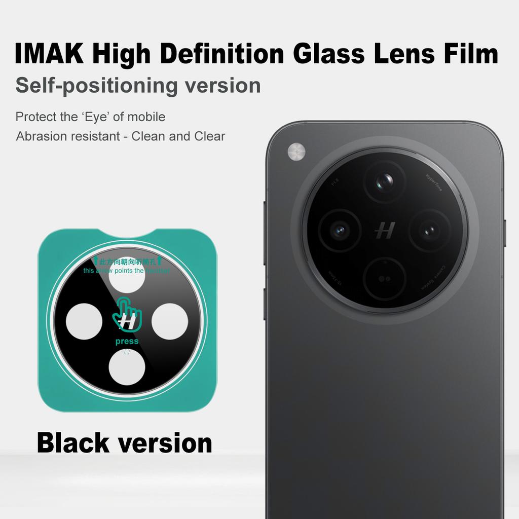 For OPPO Find X8s Plus 5G Glass IMAK High Definition Glass Lens Film Black Version