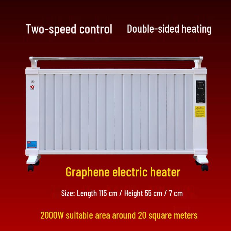 Energy-Efficient Graphene Wall-Mounted Heater for Large Areas