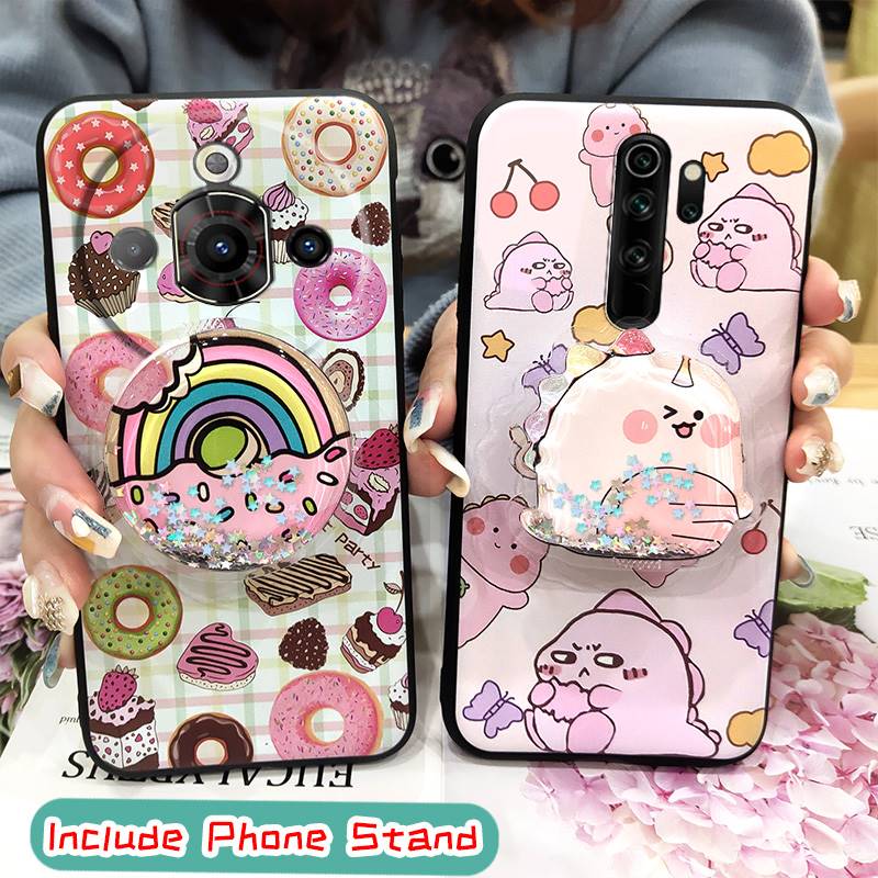 Anti-knock Quicksand Phone Case For ZTE Nubia Focus Pro 5G Simplicity Durable Dirt-resistant Cartoon Skin Feel Silicone