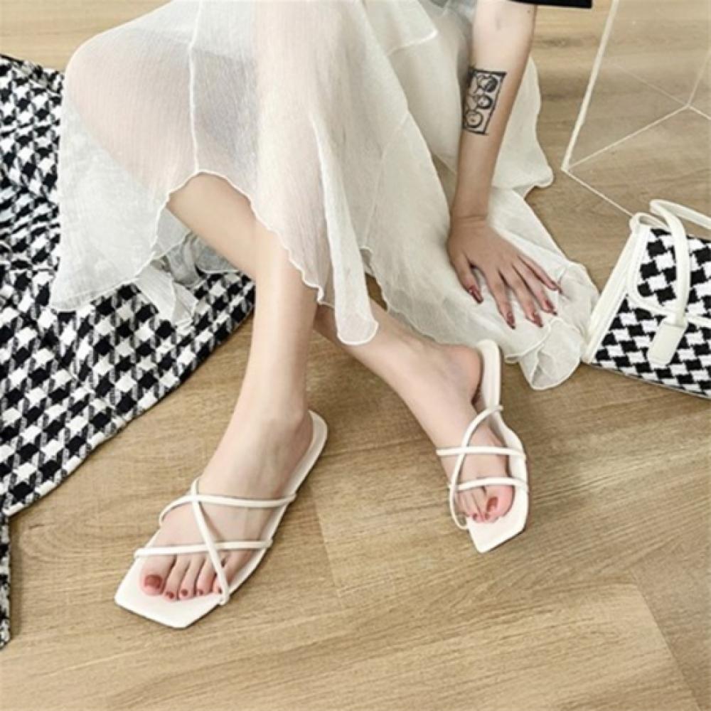 New Arrivals Open Run Women Cross Strap Slippers