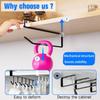 Coffee Mug Holder,2PCS,Tumbler Lid Organizer ide Cabinet,Space Saving Cup Rack for Kitchen Storage Organization,Holds Up to 12 Lids, Paper Towel