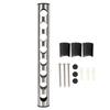 13 piece 8 Holes Wall Mounted Wine Rack Stainless Steel Wine Holder Rack  Household
