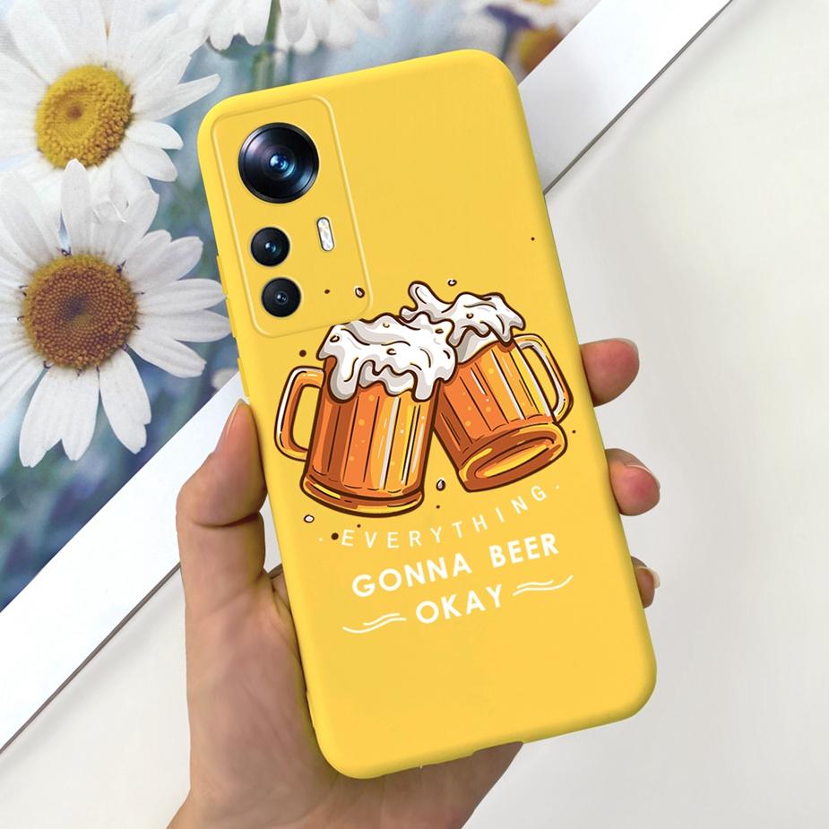For Xiaomi 12T Pro Case Cute Astronauts Cartoon Cover Soft Silicone Phone Cases For Xiaomi Mi 12T Pro Mi12T 12TPro Fundas Bumper