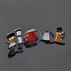 Cartoon Coffee Cup & Brewing Set Enamel Brooches (Hand Pot/Aeropress/Chemex/Filter)
