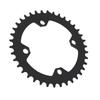 Bike Chainring 104BCD 38T Positive Negative Tooth Plate Bicycle Chain Wheel for Road Bikes Black