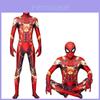 Косплей-костюм Marvel Стальной Человек-паук, наряд на все тело с капюшоном