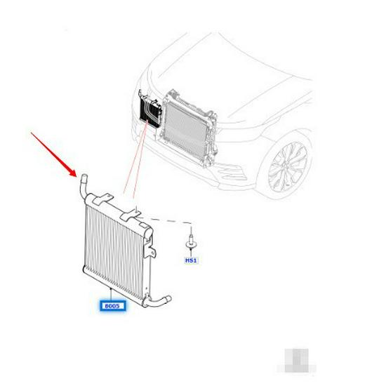 LR092120 подходит для малого бачка охлаждающей жидкости Land Rover Range Rover Velar 2017 года.