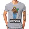 Smokey The Bear Make America Rake Again T Shirt Classic Teenager Gothic High Quality Tshirt Oversized Oneck Blouses